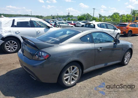 2007 Hyundai Tiburon Gs из США, поврежденный, VIN KMHHM66D87U243753